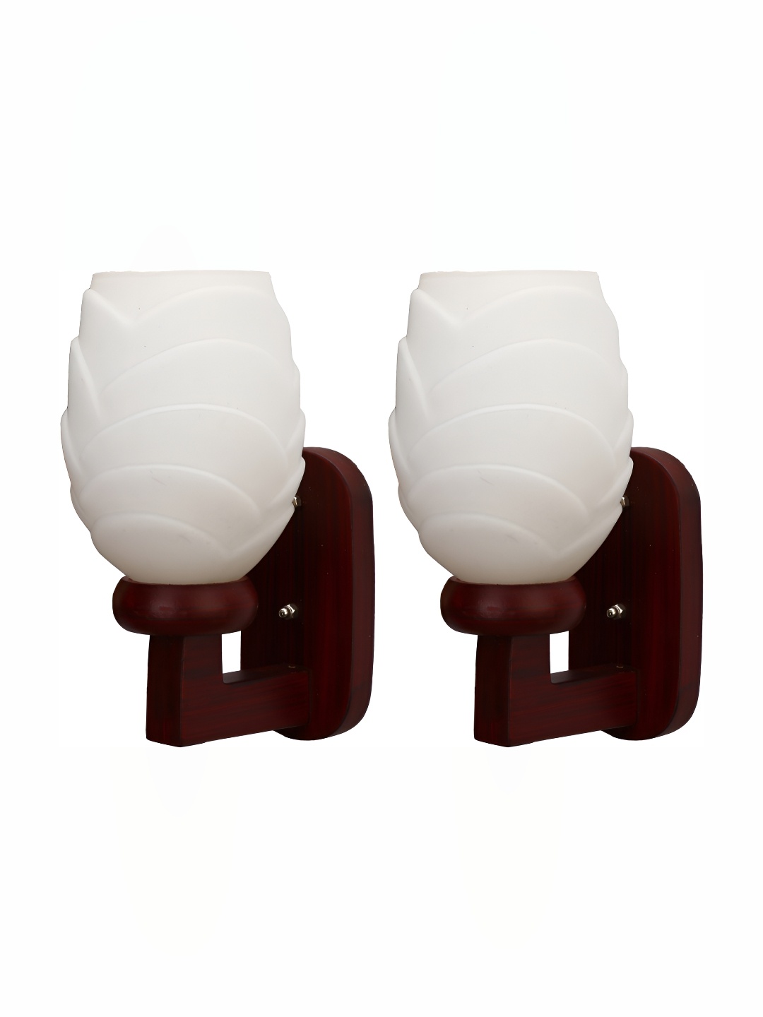 

Afast White 2 Pcs Glass Wall Lamps