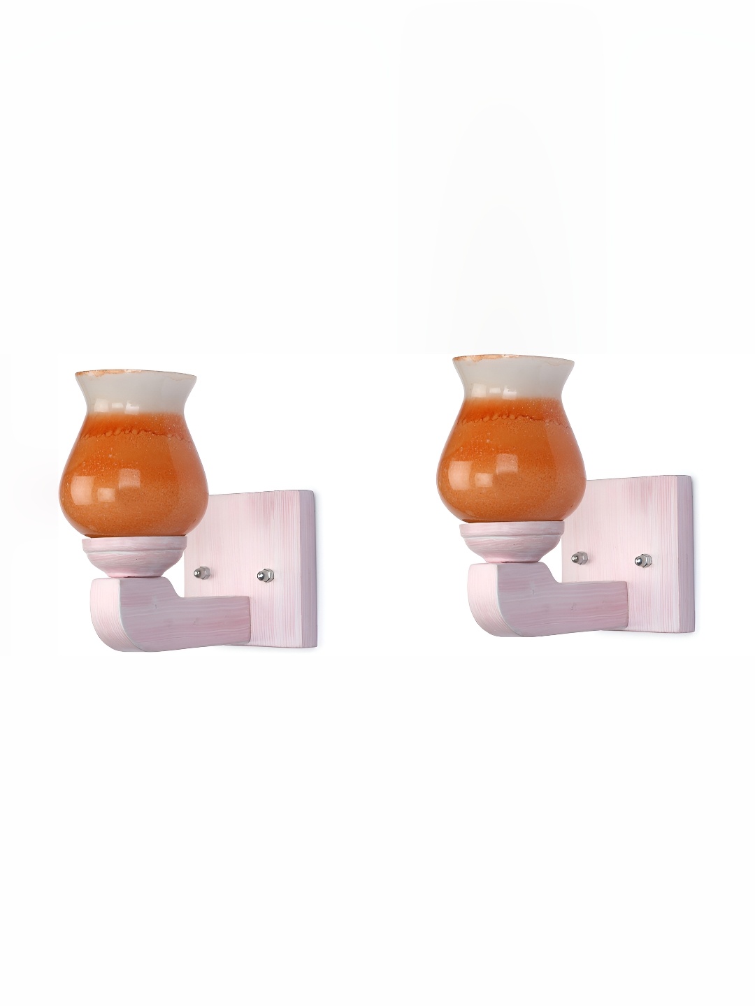 

Afast Orange 2 Pieces Glass Wall Lamp