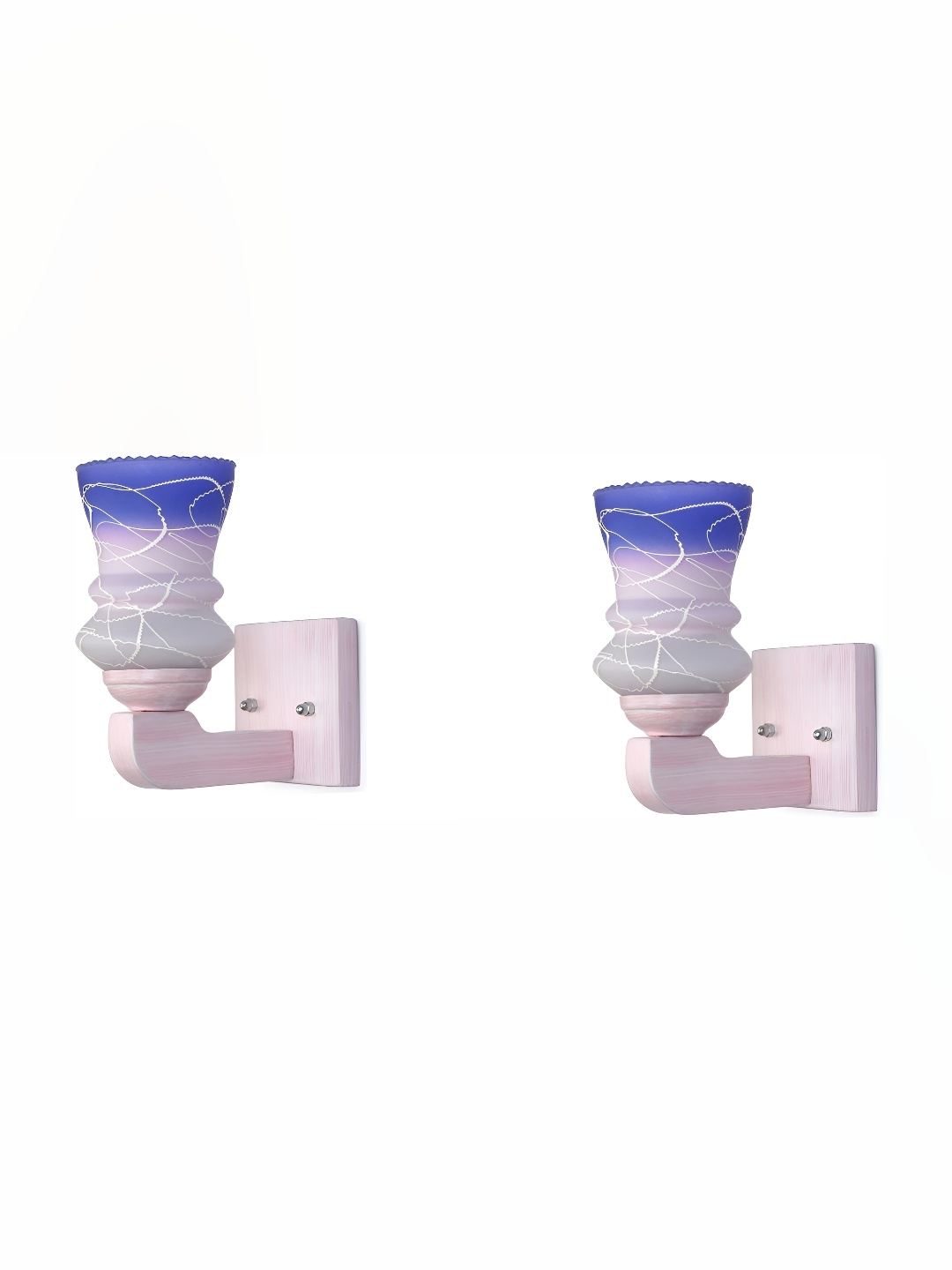 

Afast Blue 2 Pieces Glass Wall Lamp