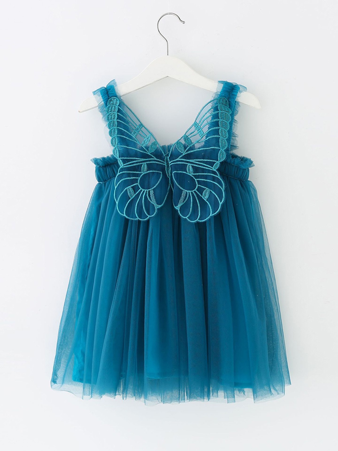

INCLUD Blue Fit & Flare Dress