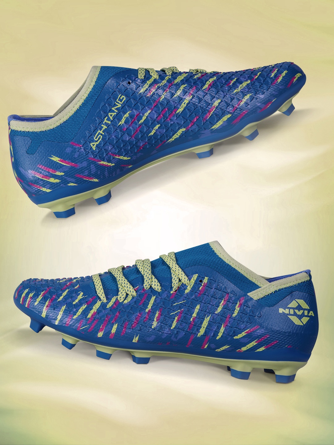 

NIVIA Men Ashtang 2.0 Football Shoes, Blue