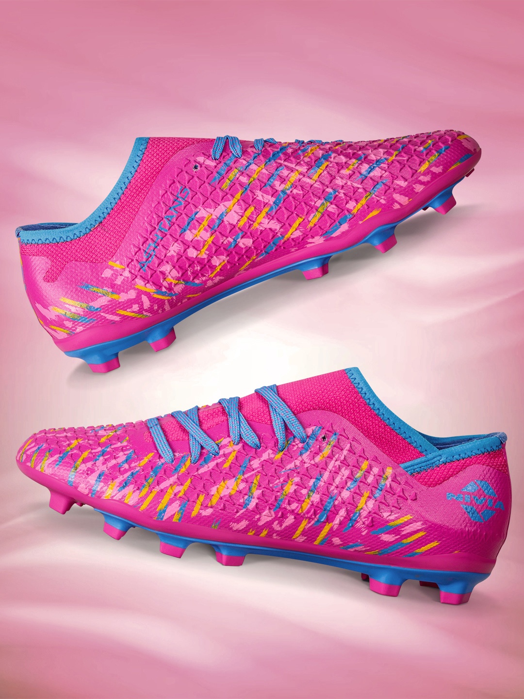 

NIVIA Men Ashtang Futsal 2.0 Football Shoes, Pink