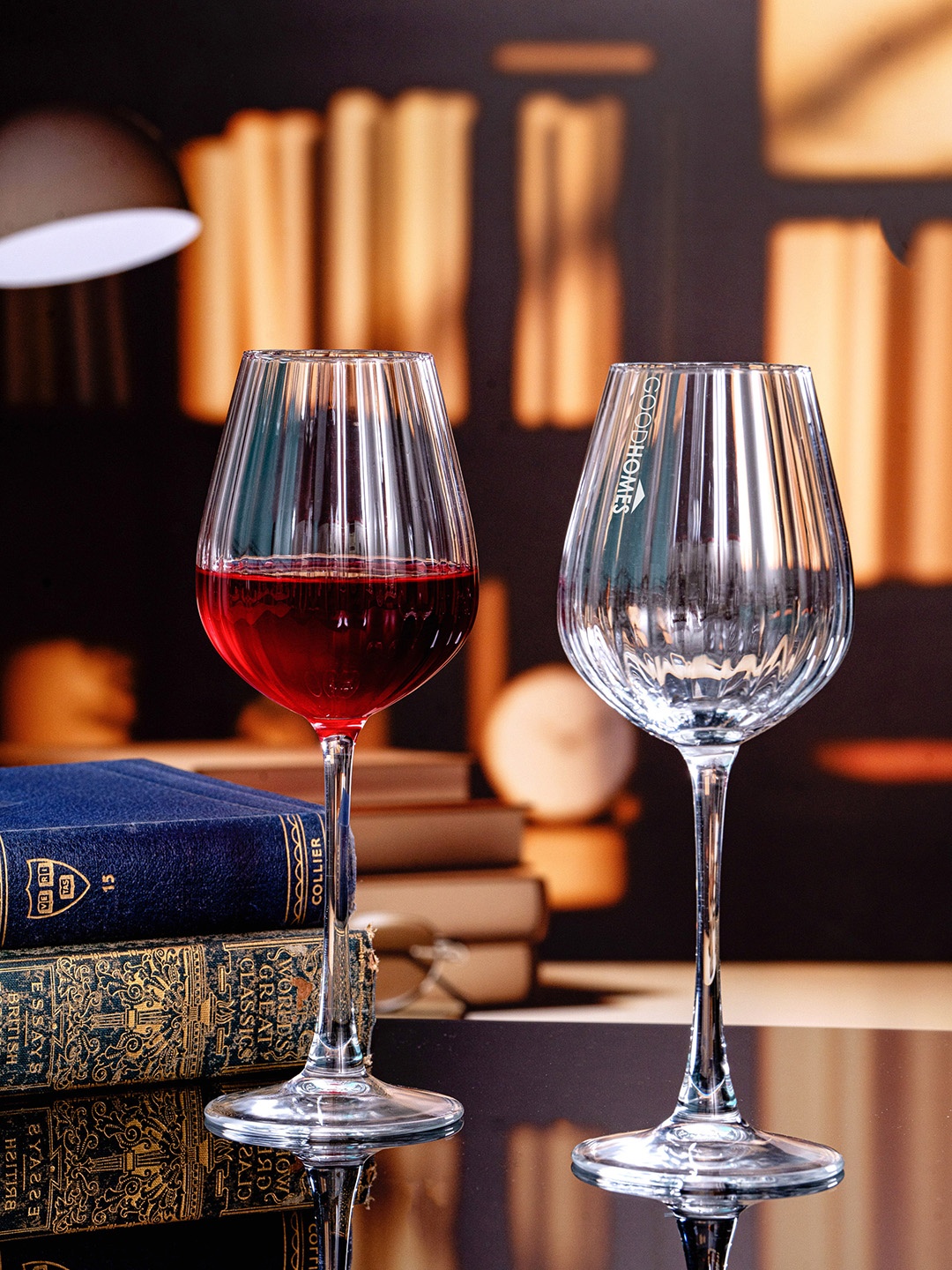 

GOODHOMES Transparent 6 Pieces Bar and Drinkware Wine Glass Tumbler