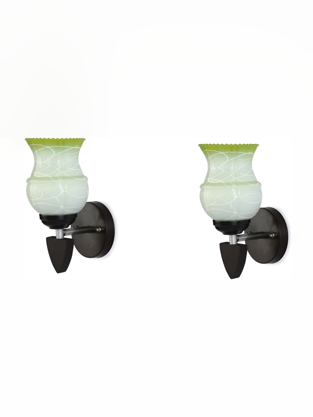 

Afast Green 2 Pieces Glass Wall Lamps