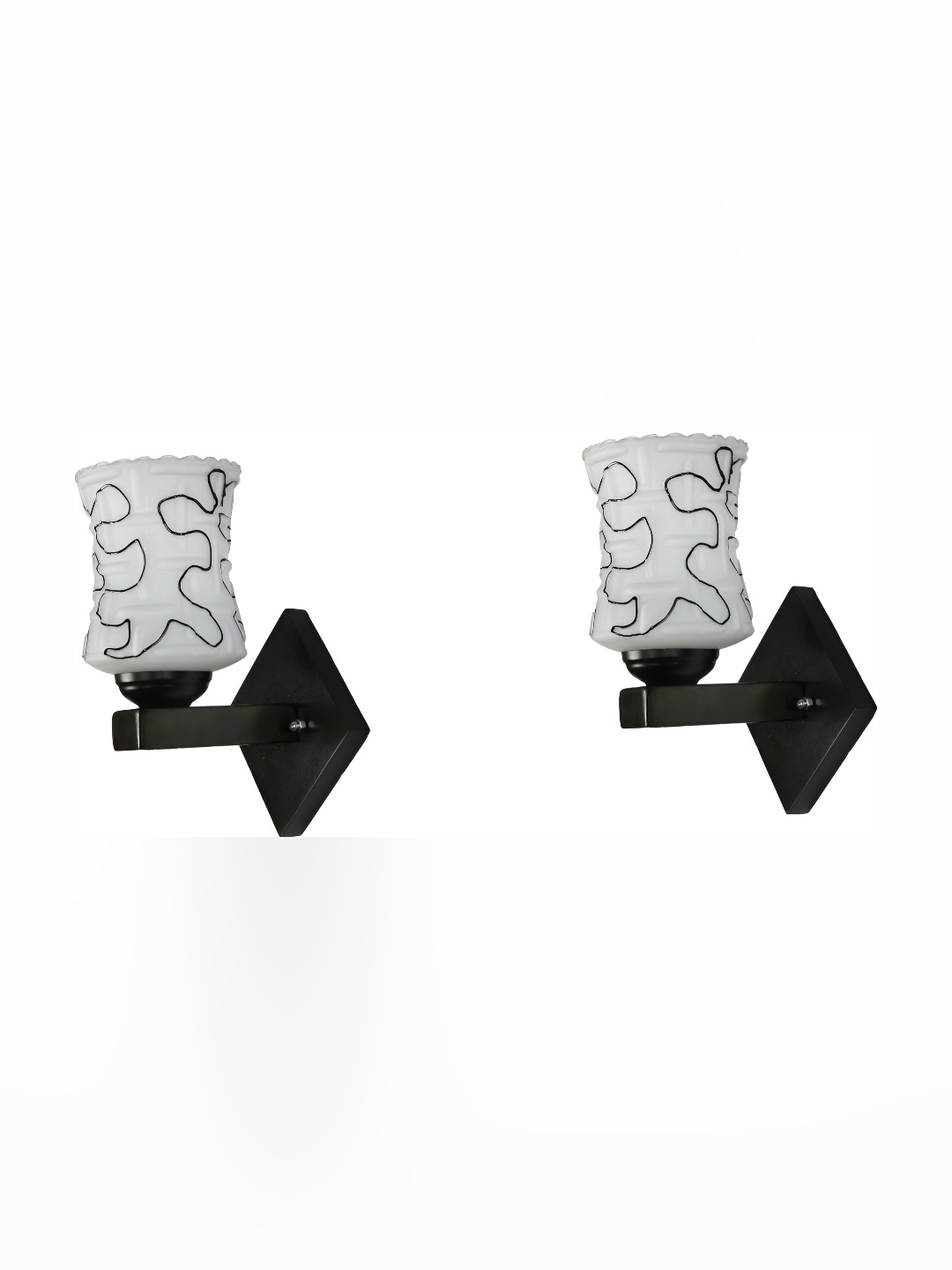 

Afast Black & White 2 Pieces Contemporary Glass Wall Lamp