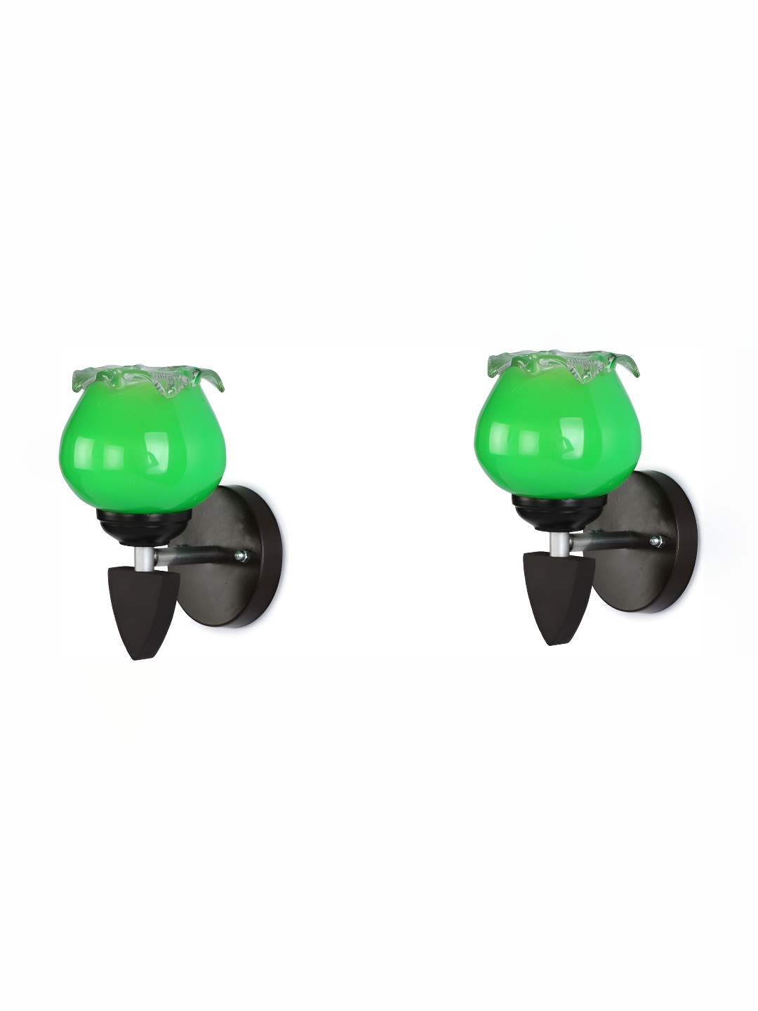 

Afast Green 2 Pieces Glass Wall Lamps