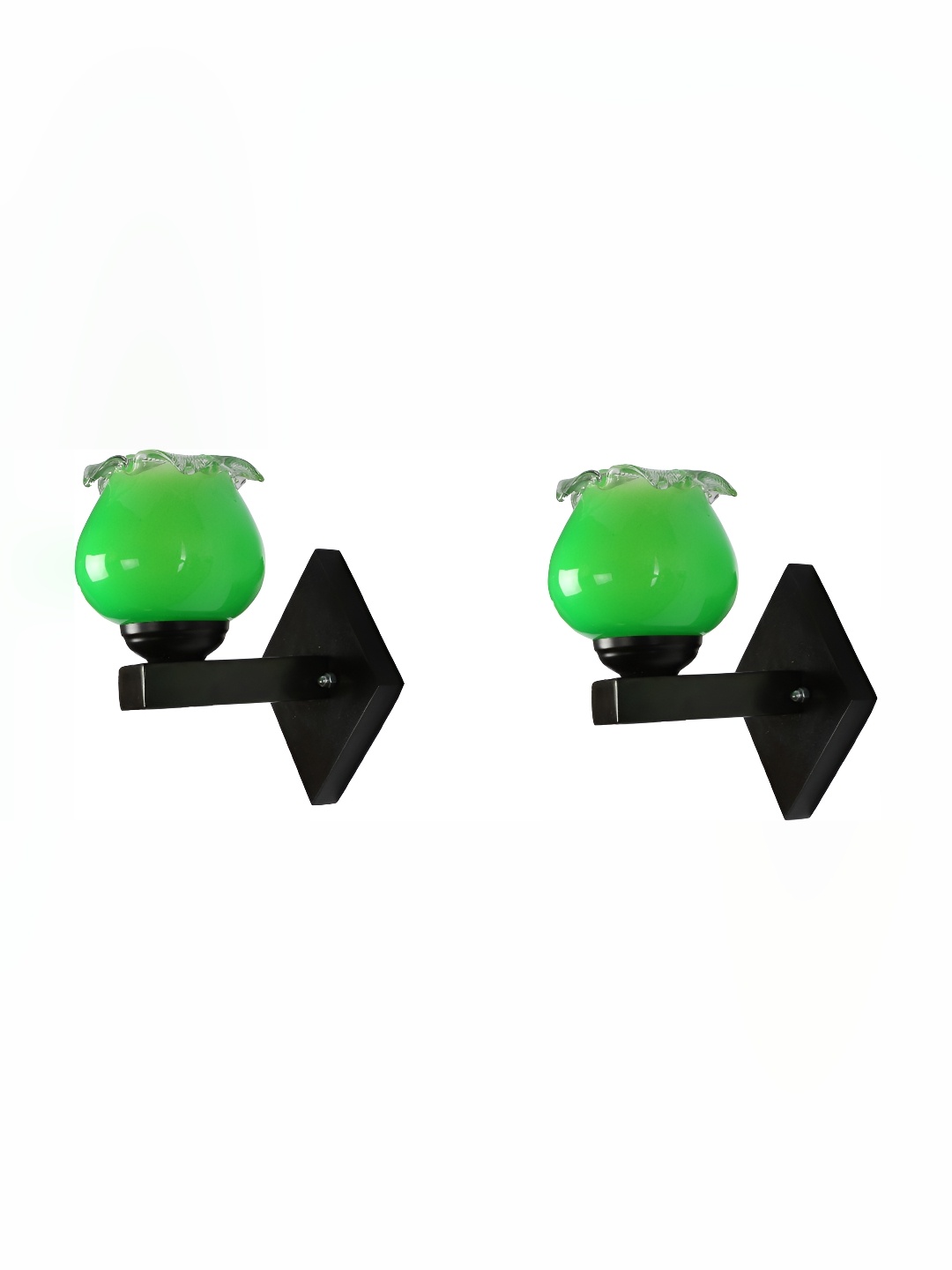 

Afast Green 2 Pieces Glass Wall Lamps