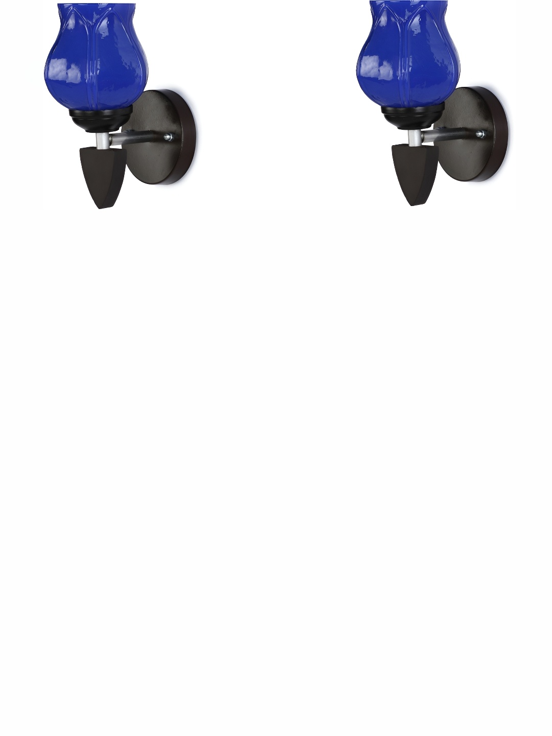 

Afast Blue & Black 2 Pieces Abstract Shaped Glass Contemporary Wall Lamps
