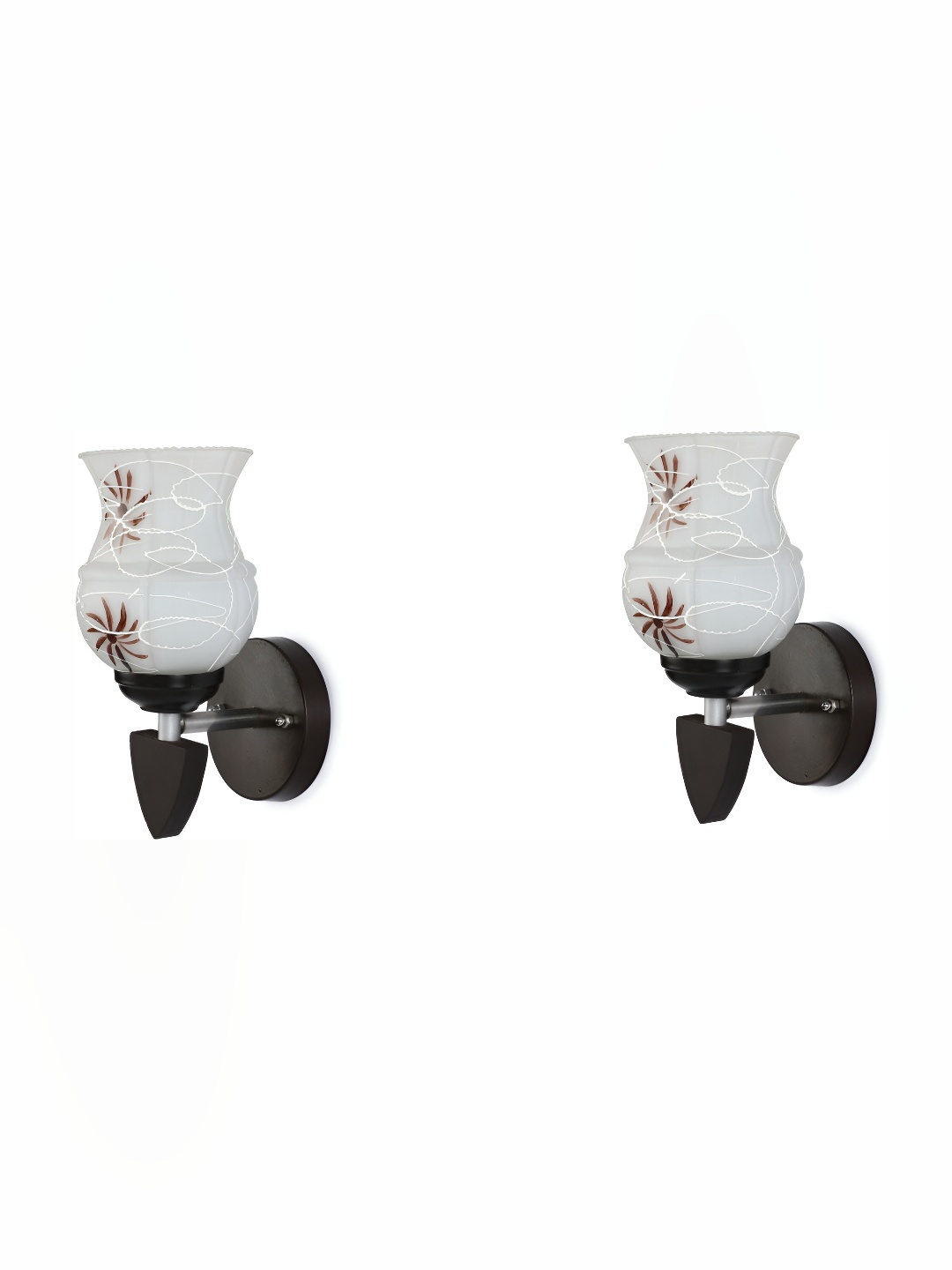 

Afast White 2 Pieces Bell Shaped Glass Wall Lamp