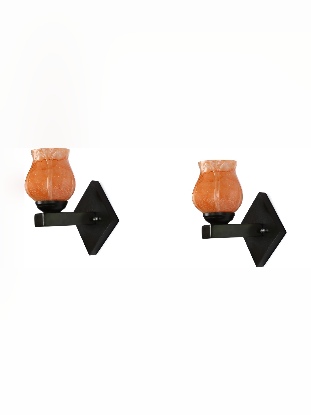 

Afast Orange Bell Shaped Glass Wall Lamp