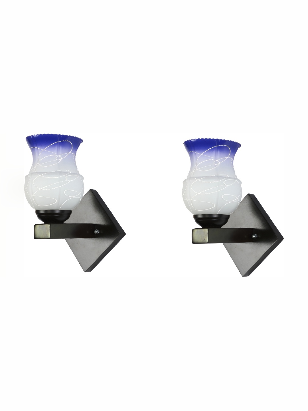 

Afast Blue 2 Pieces Glass Wall Lamp