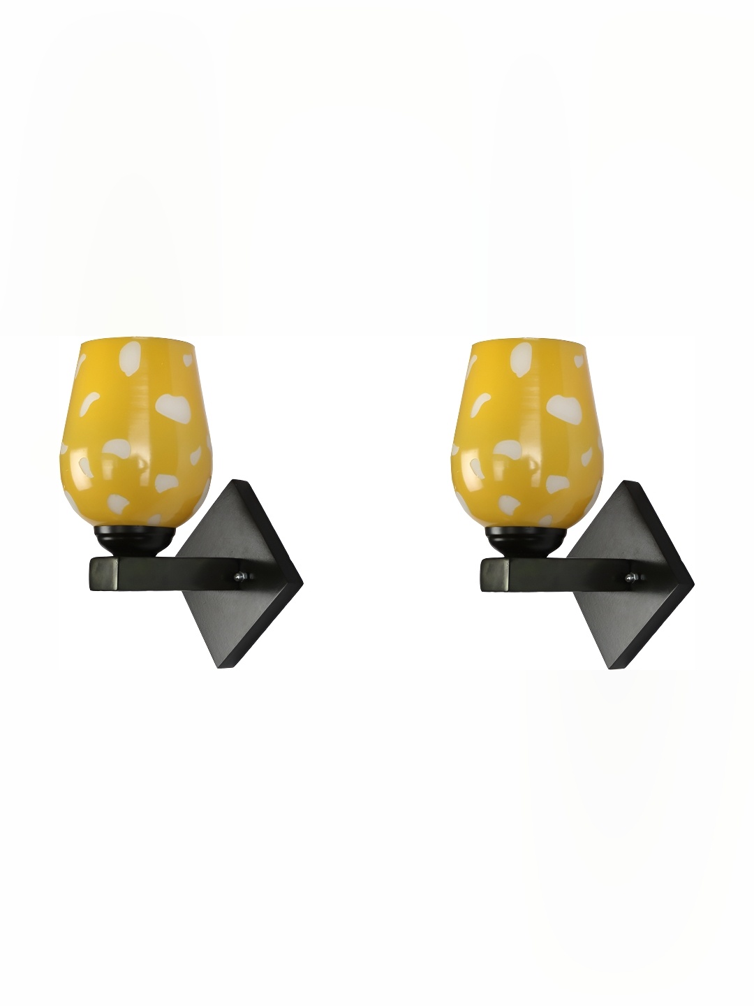 

Afast Yellow 2 Pieces Glass Wall Lamp