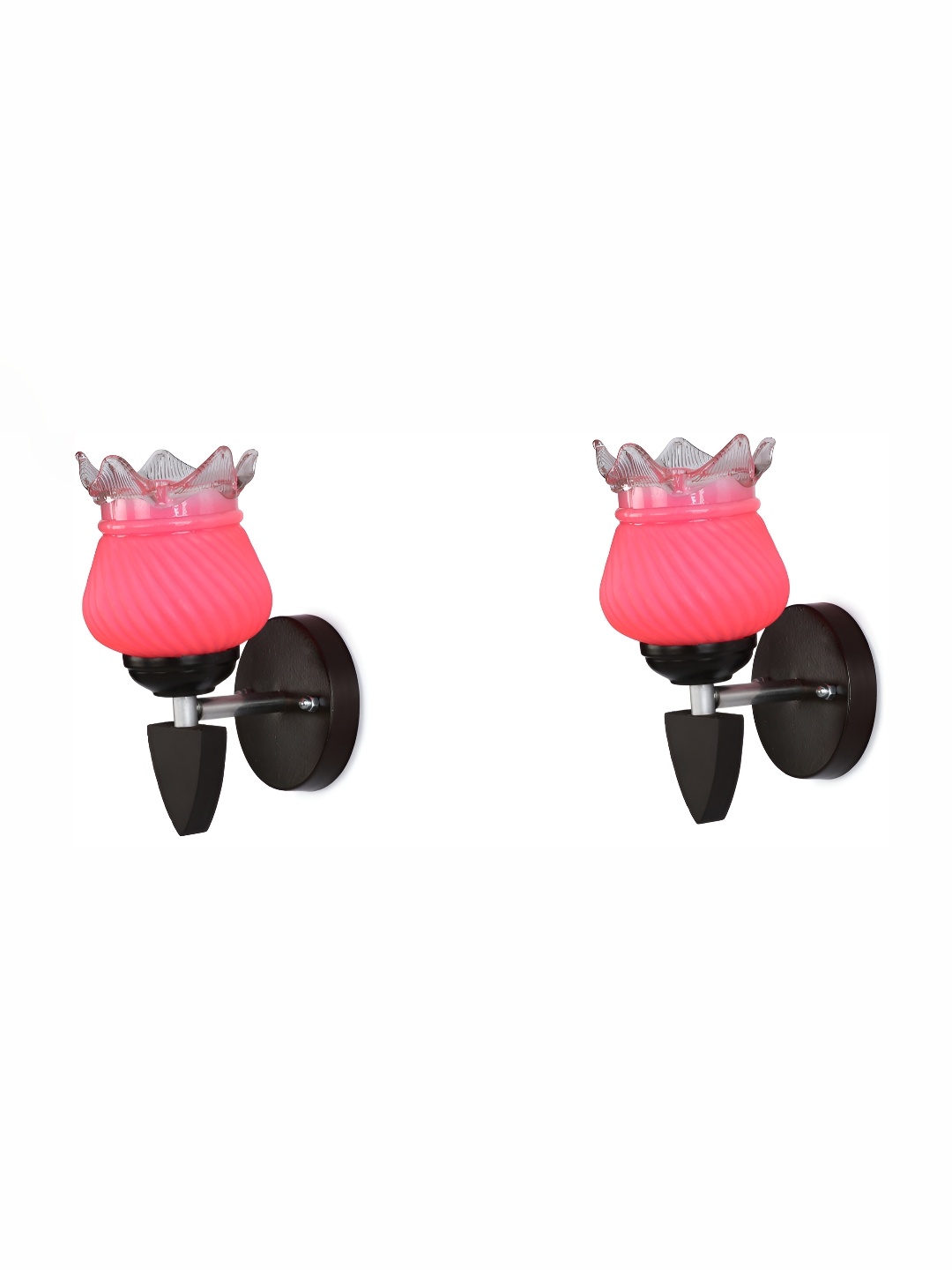 

Afast Pink 2 Pieces Glass Wall Lamp
