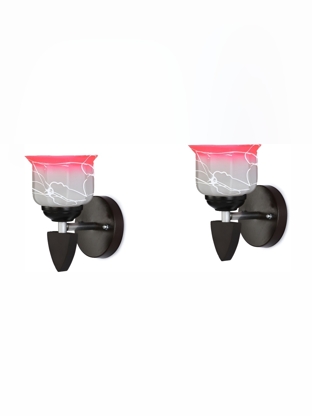 

Afast Pink 2 Pieces Glass Wall Lamp