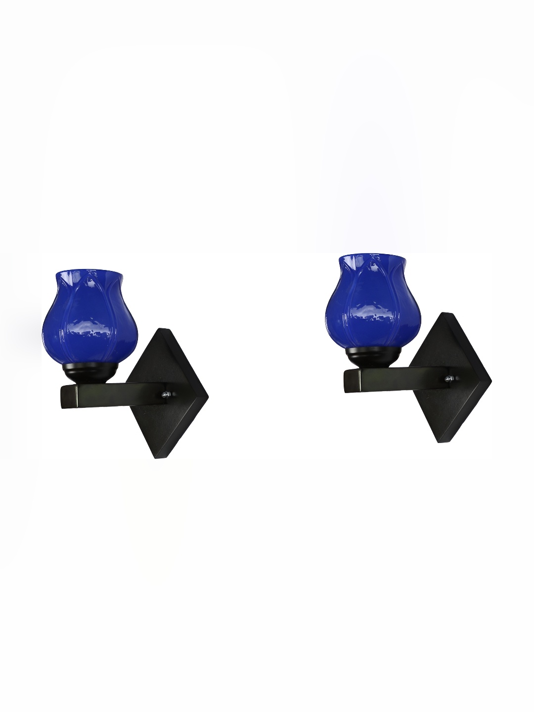 

Afast Blue Bell Shaped Glass Wall Lamp