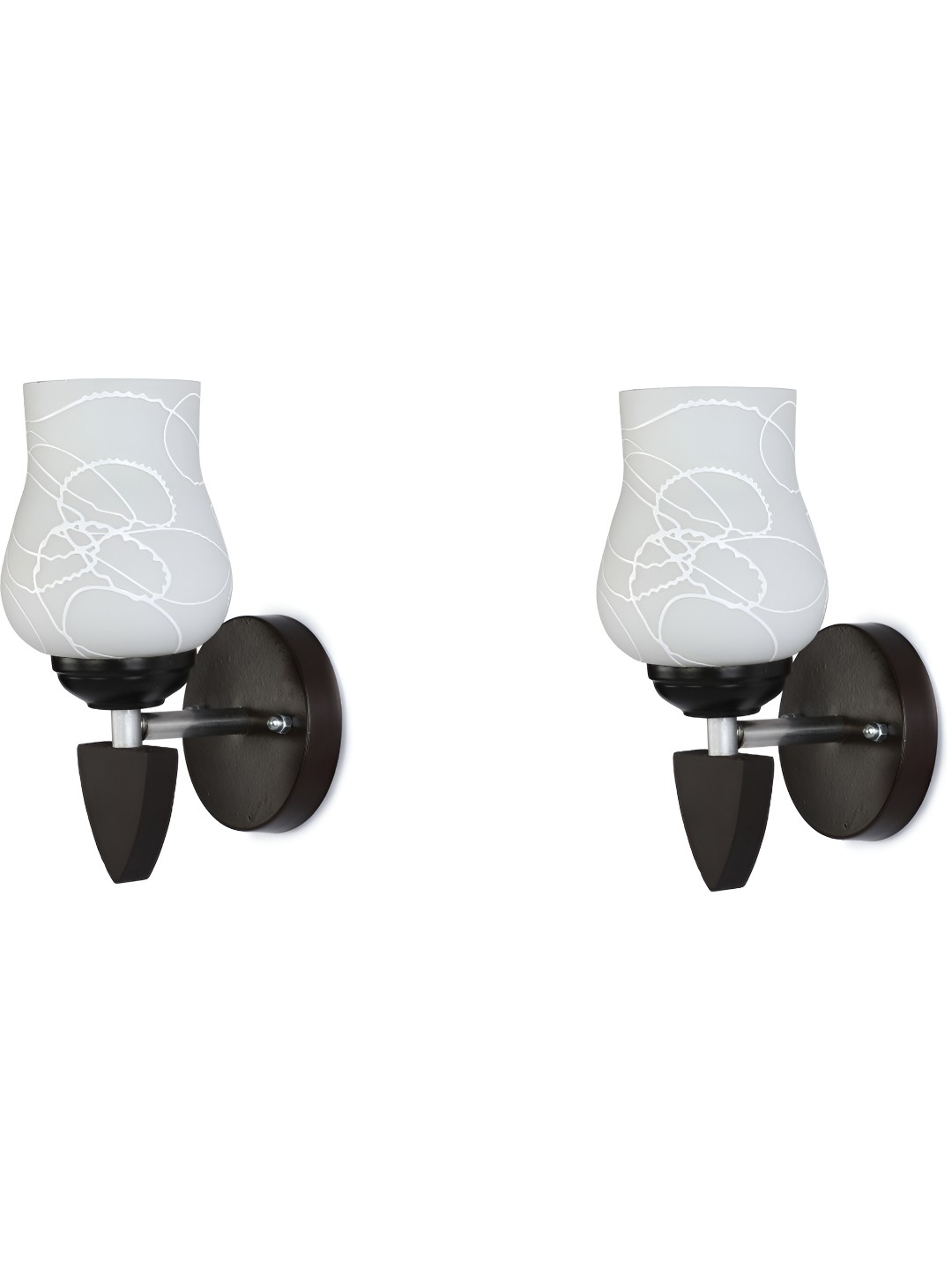 

Afast White 2 Pieces Glass Wall Lamp