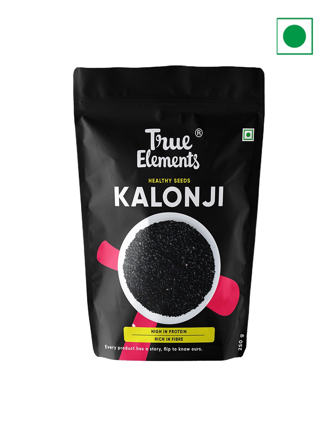 

True Elements Kalonji Seeds 250 gms, Black