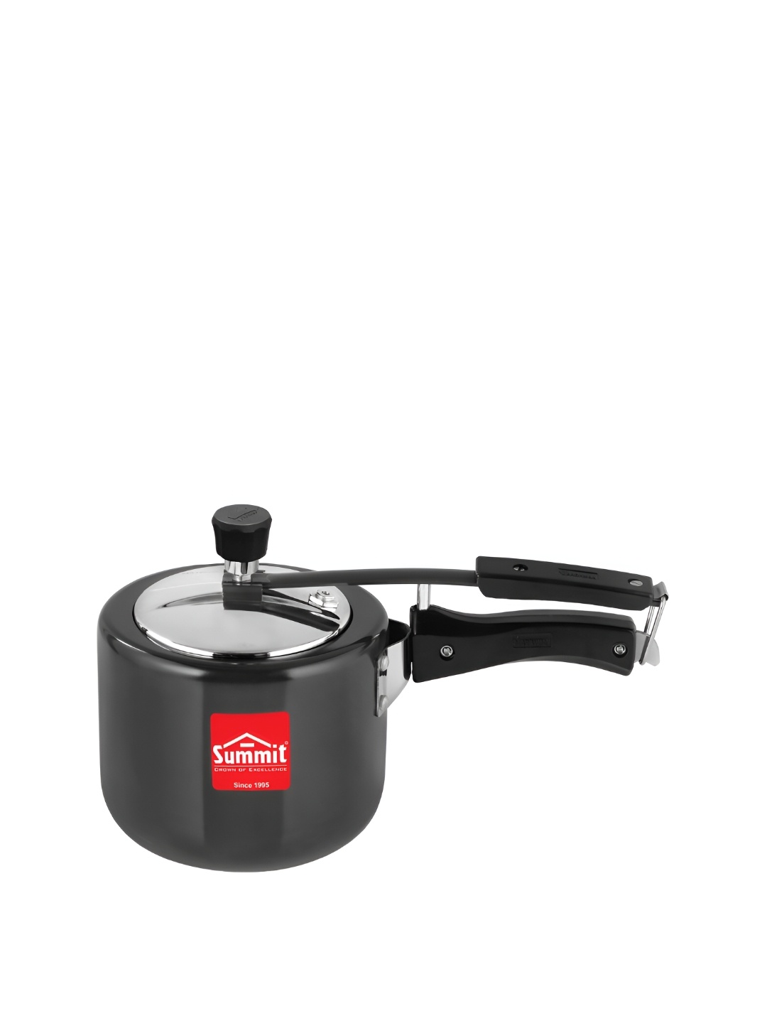 

SUMMIT Innerlid 3L Induction Hard Anodised Aluminium Pressure Cooker, Silver
