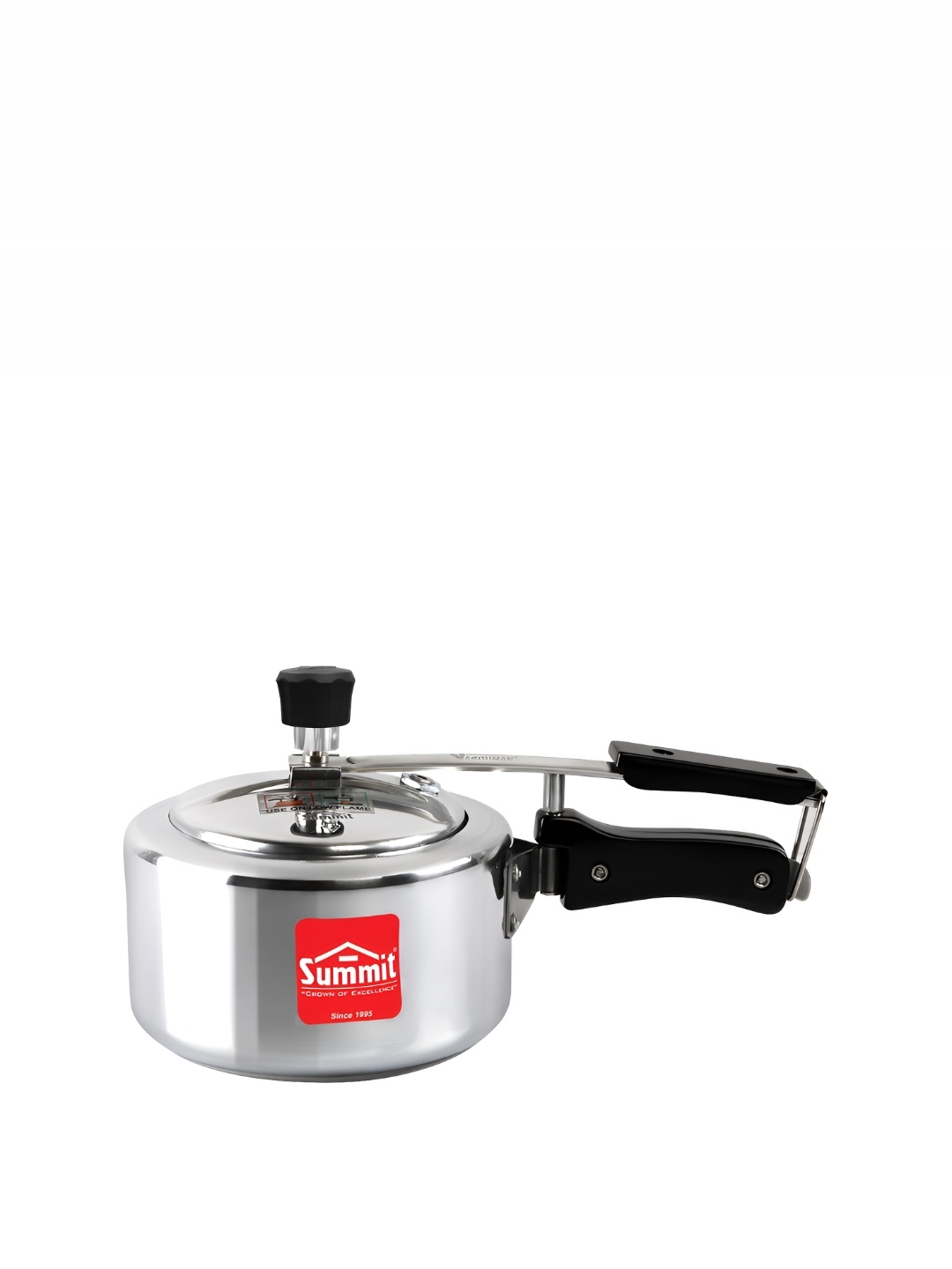 

SUMMIT Innerlid 1.5L Plain Supreme Aluminium Pressure Cooker, Silver