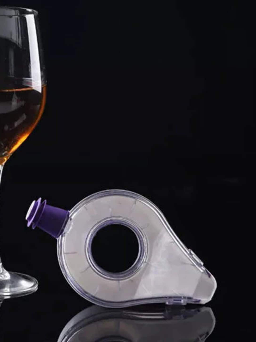

THEDECORKART Transparent Aerator Filter Wine Pourer