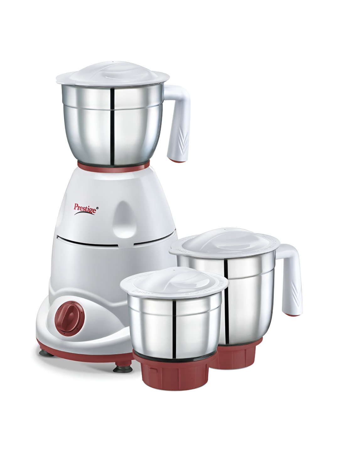 

Prestige Tulip Classic White 500W Mixer Grinder With 3 Jars