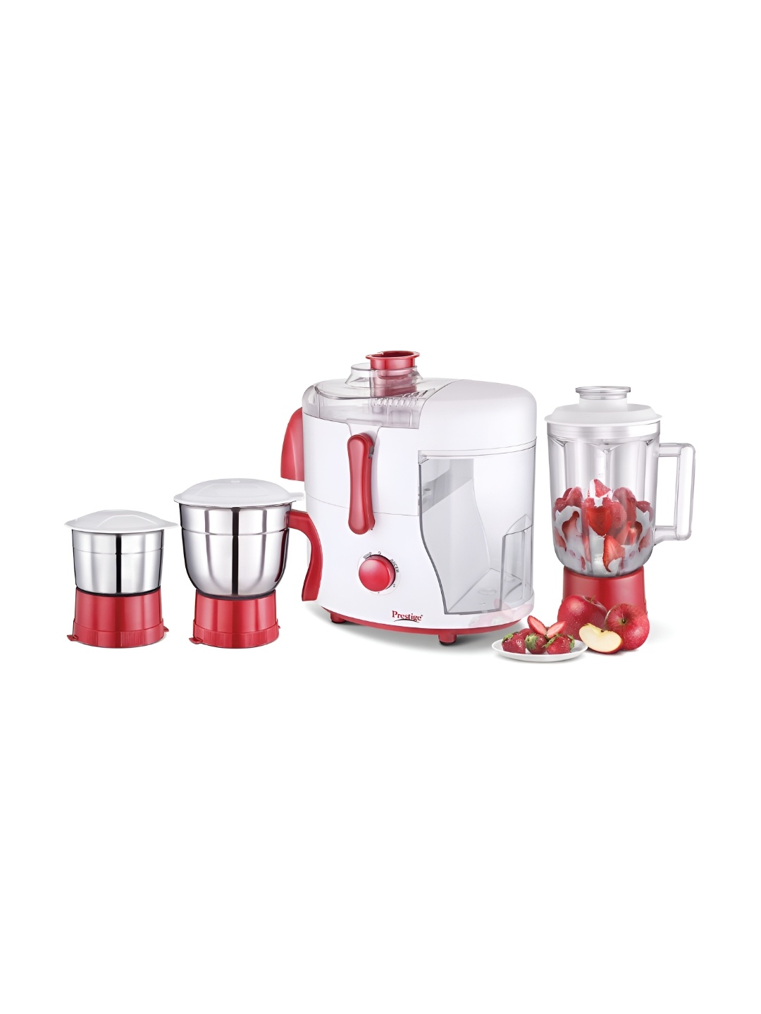 

Prestige Xclusive Red & White 550W Juicer Mixer Grinder With 3 Jars