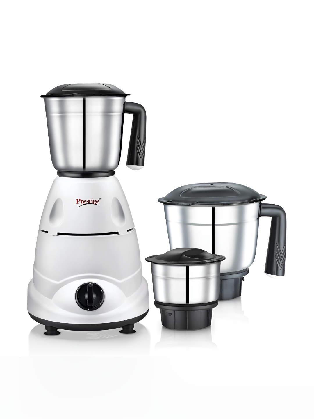 

Prestige Primo White & Black 500W Mixer Grinder With 3 Jars