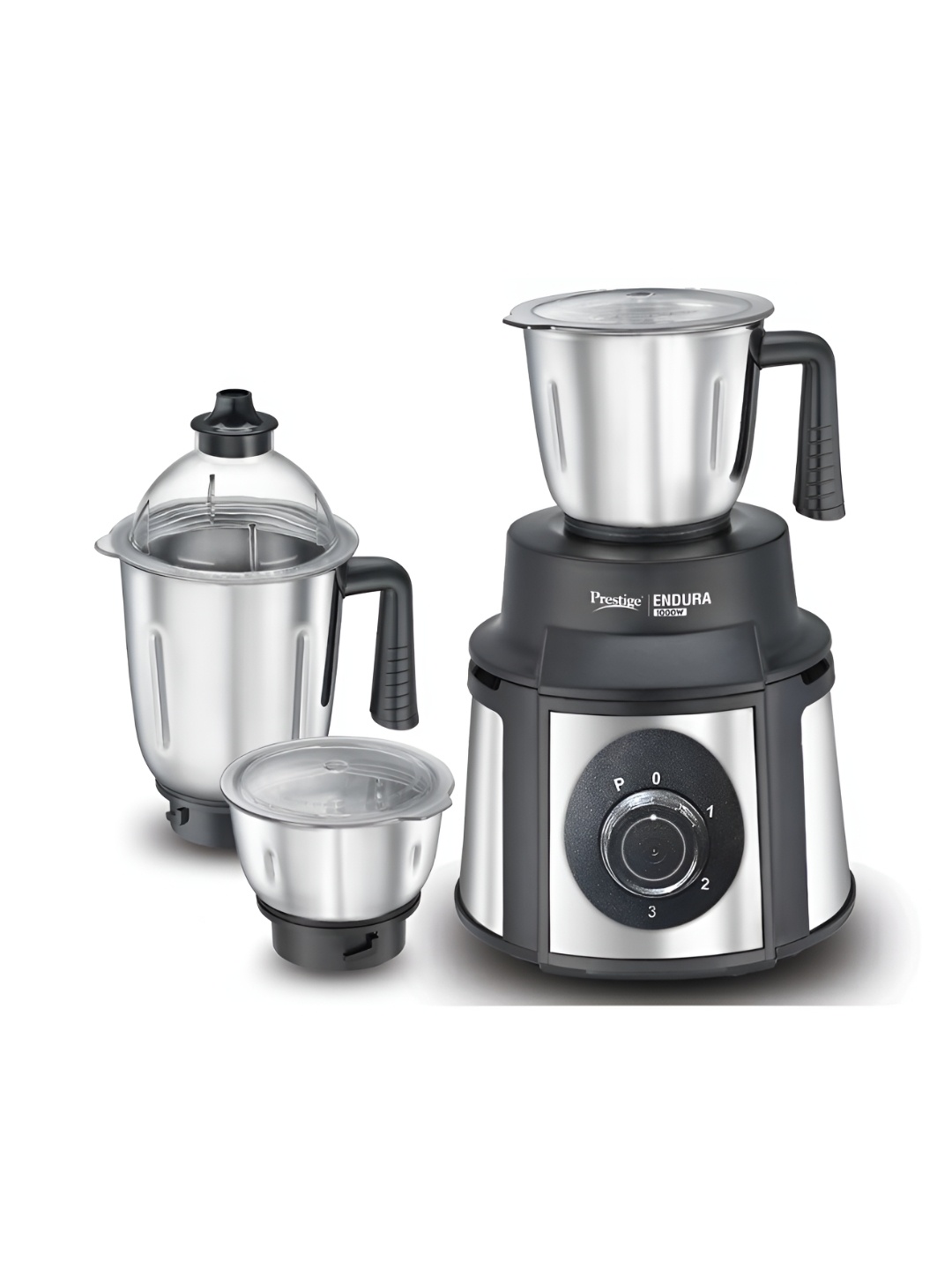 

Prestige Endura Black 1000W Mixer Grinder with Ball Bearing Technology 3 Jars