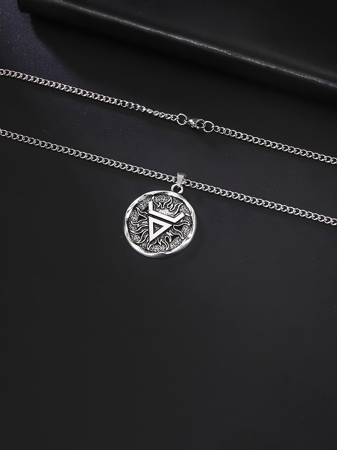 

KARISHMA KREATIONS Silver-Plated Slavic Pagan-Charm Pendant
