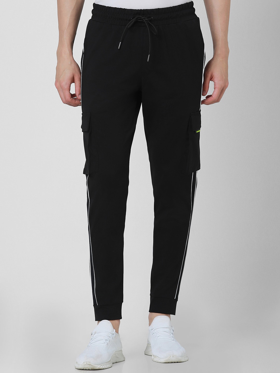 

Van Heusen Flex Men Slim Fit Joggers, Black