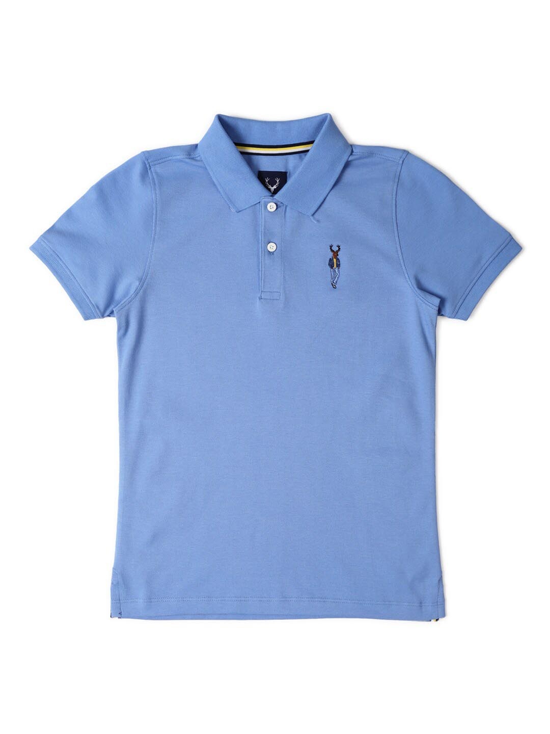 

Allen Solly Junior Boys Polo Collar Regular Fit T-shirt, Blue