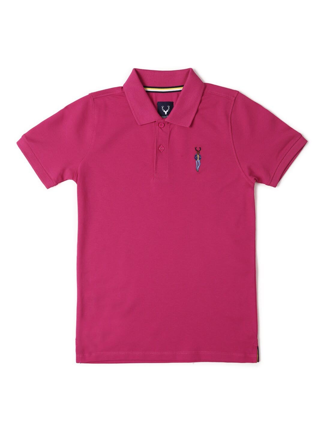 

Allen Solly Junior Boys Polo Collar Regular Fit T-shirt, Pink