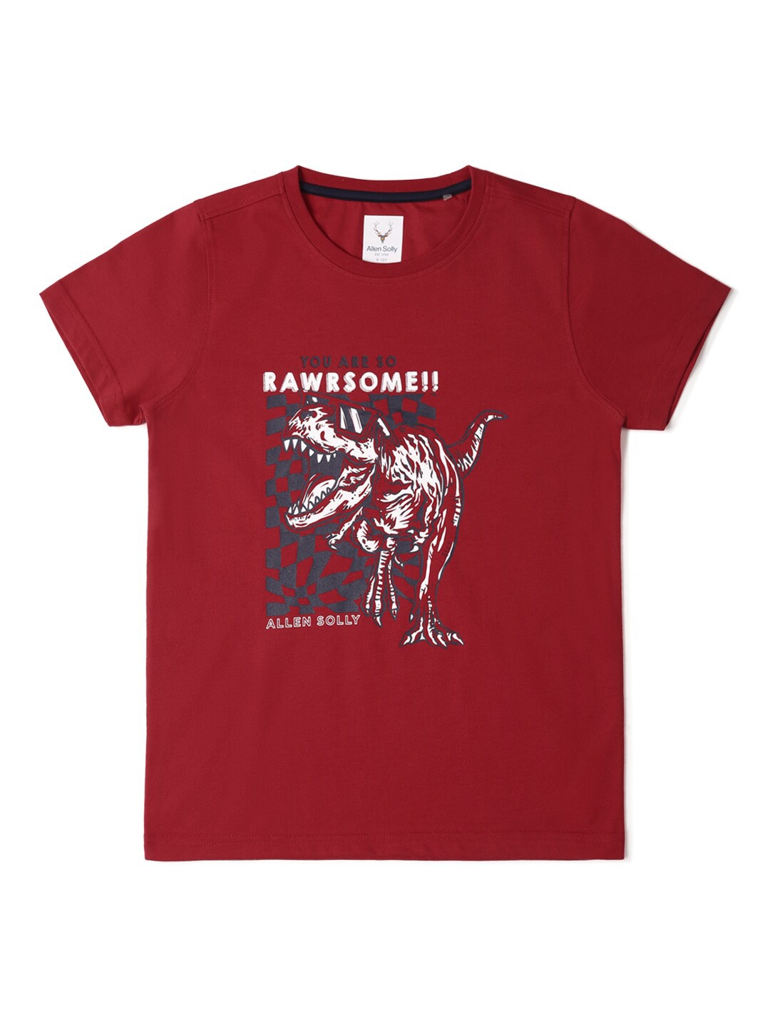 

Allen Solly Junior Boys Typography Printed T-Shirt, Red