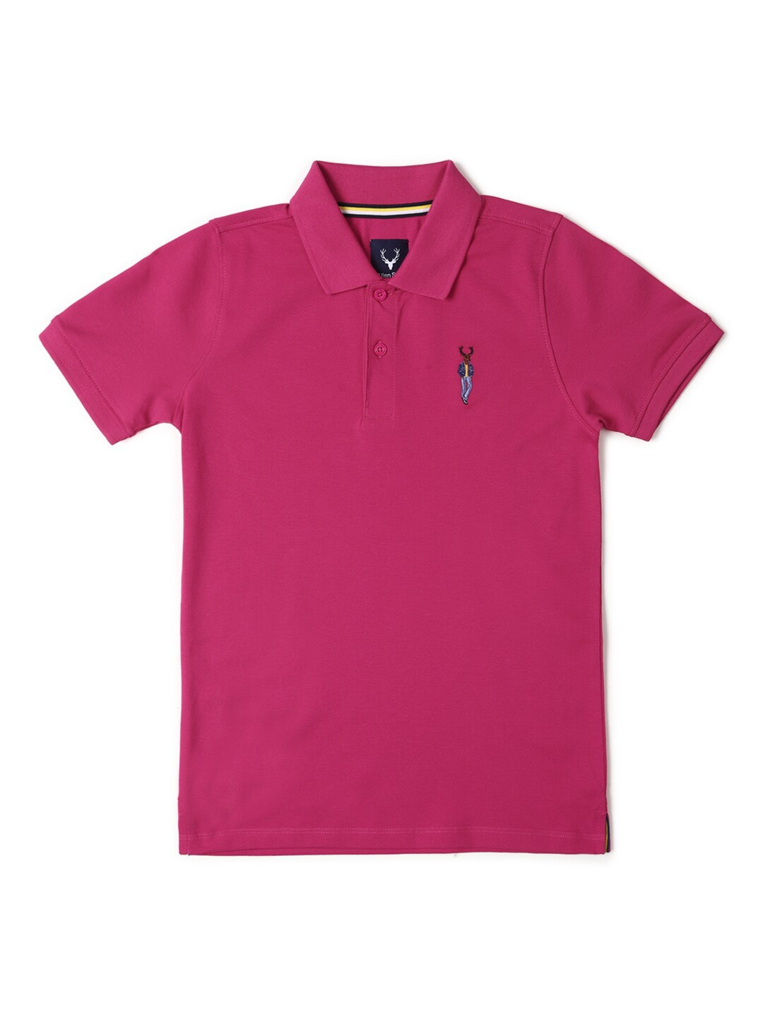 

Allen Solly Junior Boys Polo Collar T-Shirt, Pink