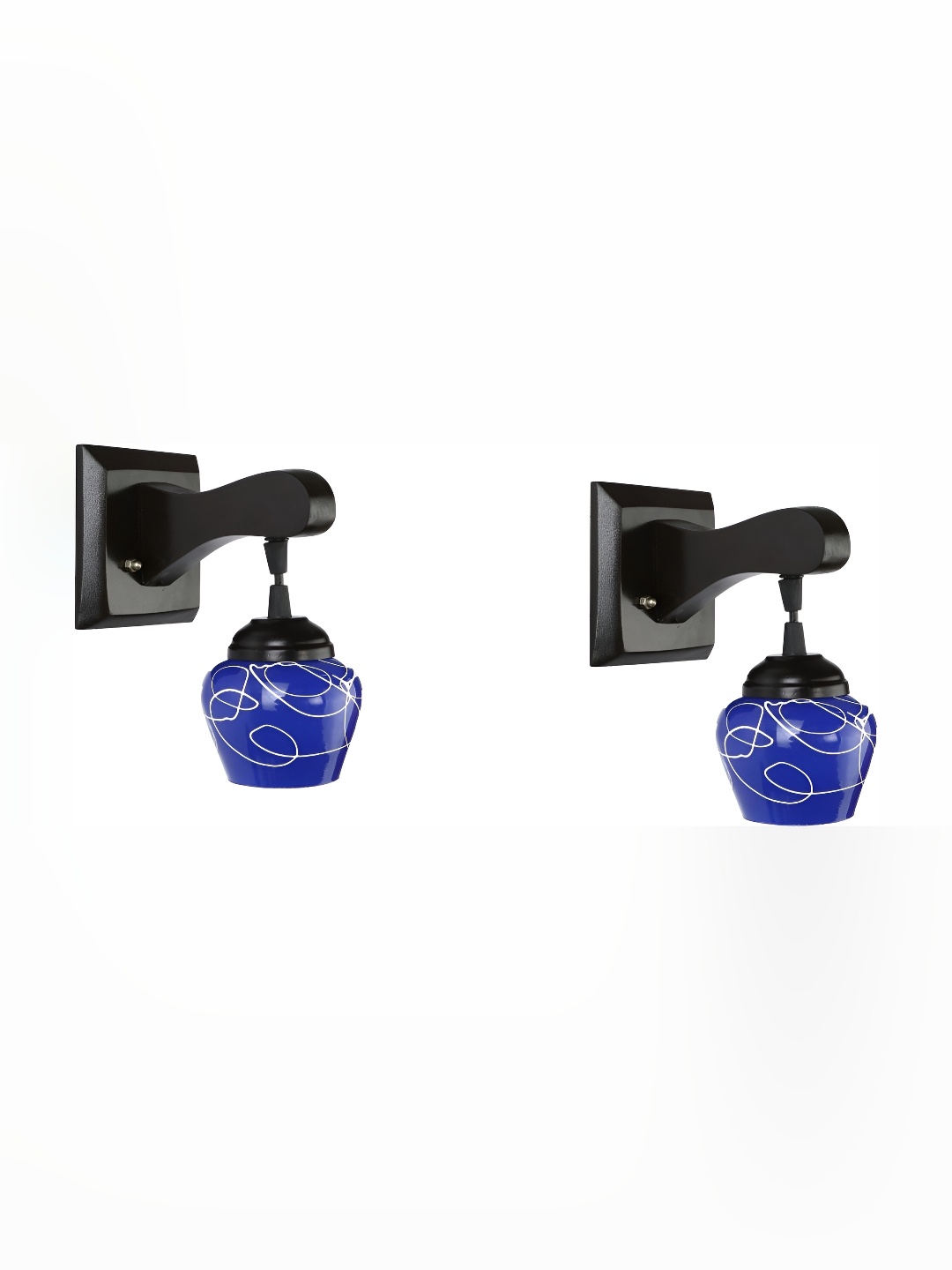 

Afast Blue 2 Pcs Glass Wall Lamps