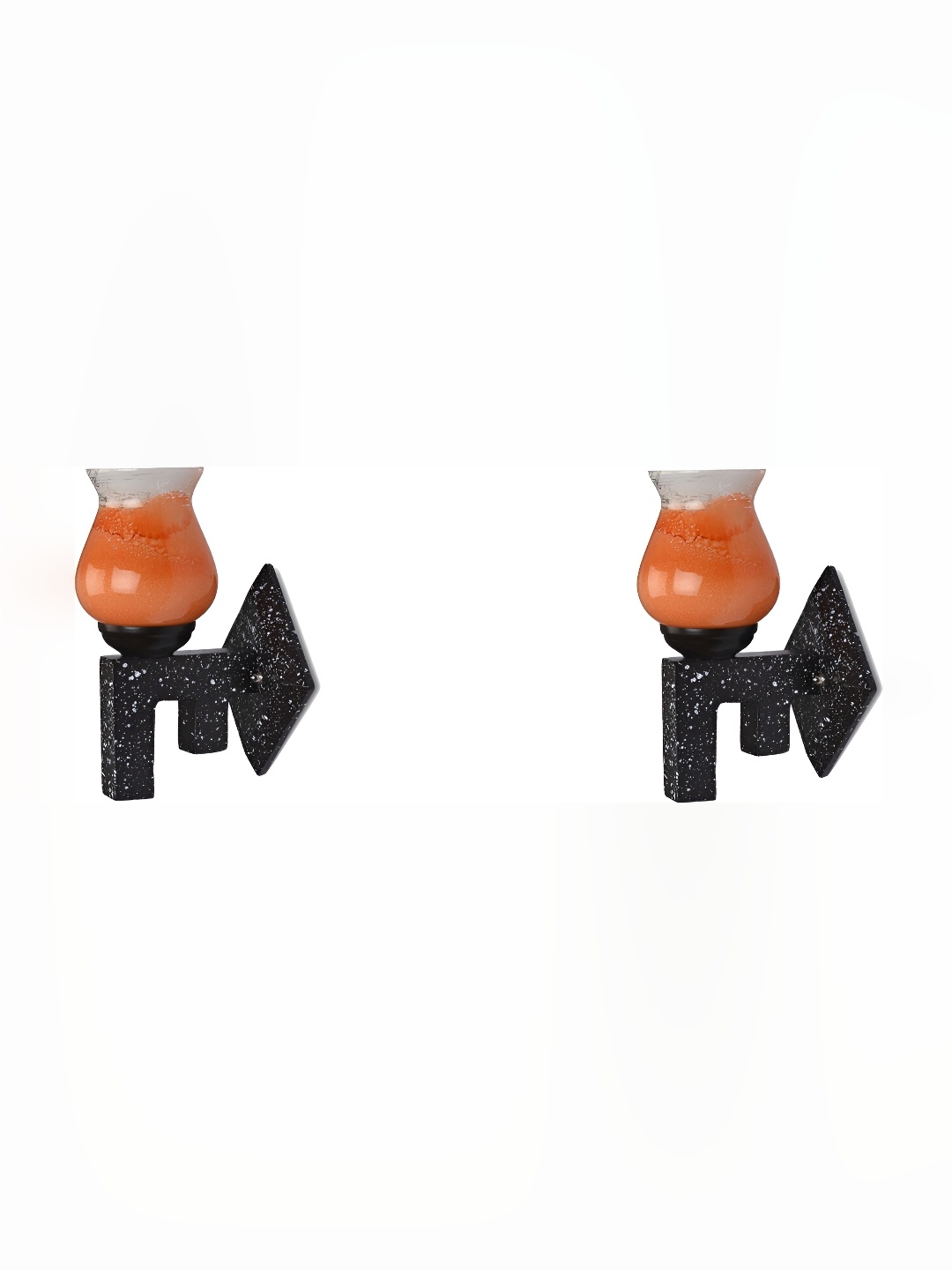 

Afast Orange 2 Pieces Glass Wall Lamp