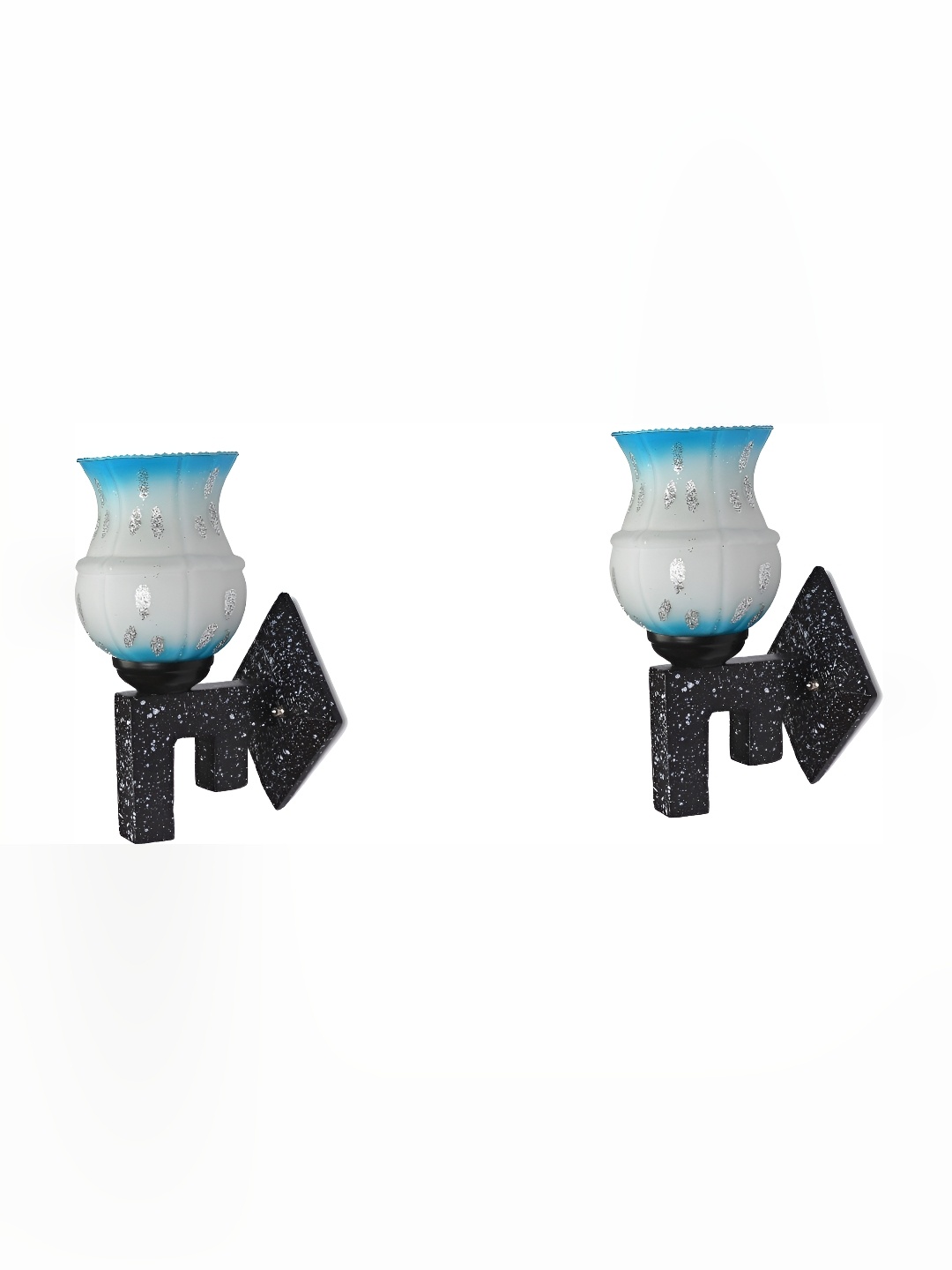 

Afast Blue 2 Pieces Glass Wall Lamp