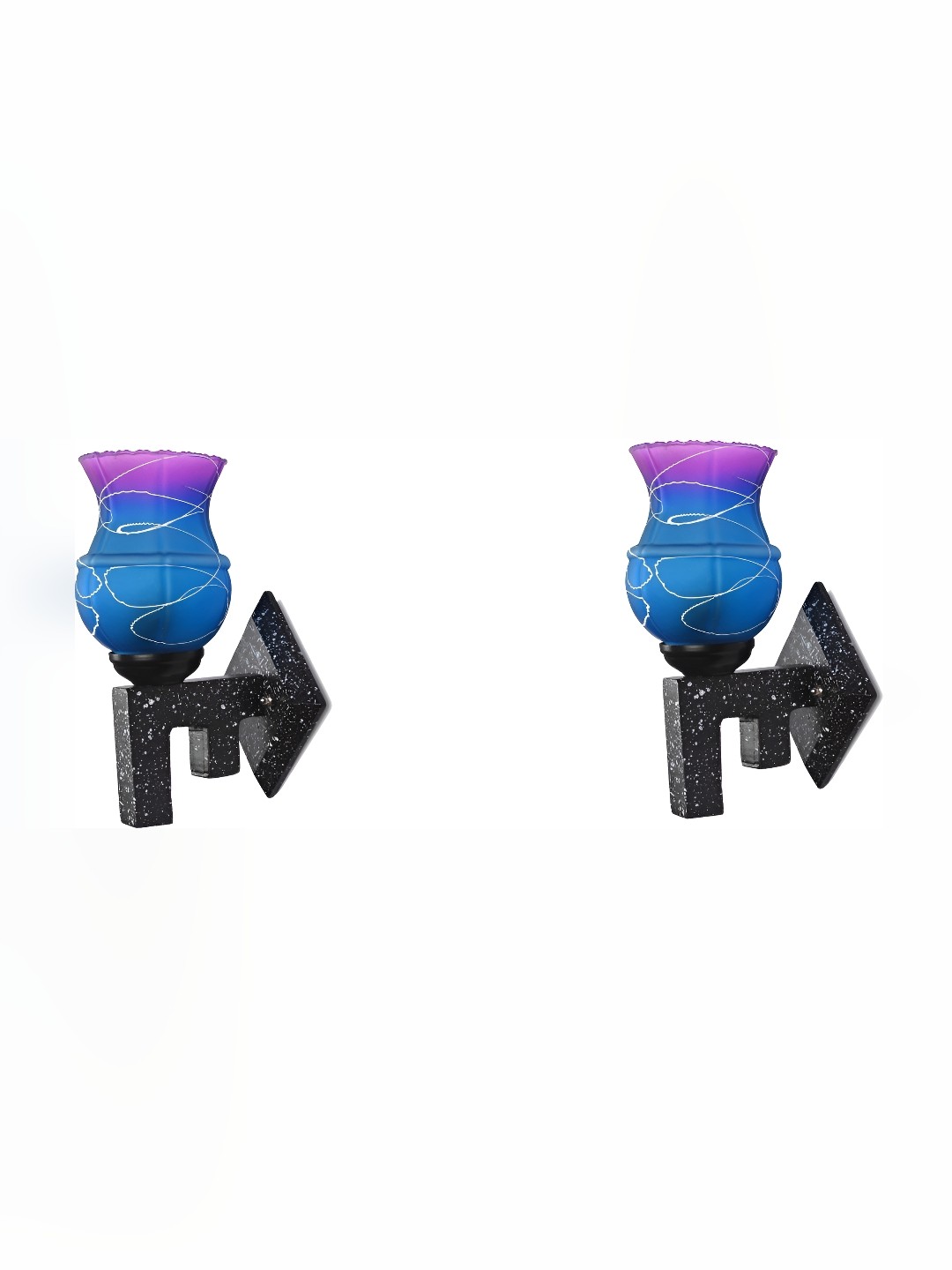 

Afast Blue 2 Pieces Glass Wall Lamp
