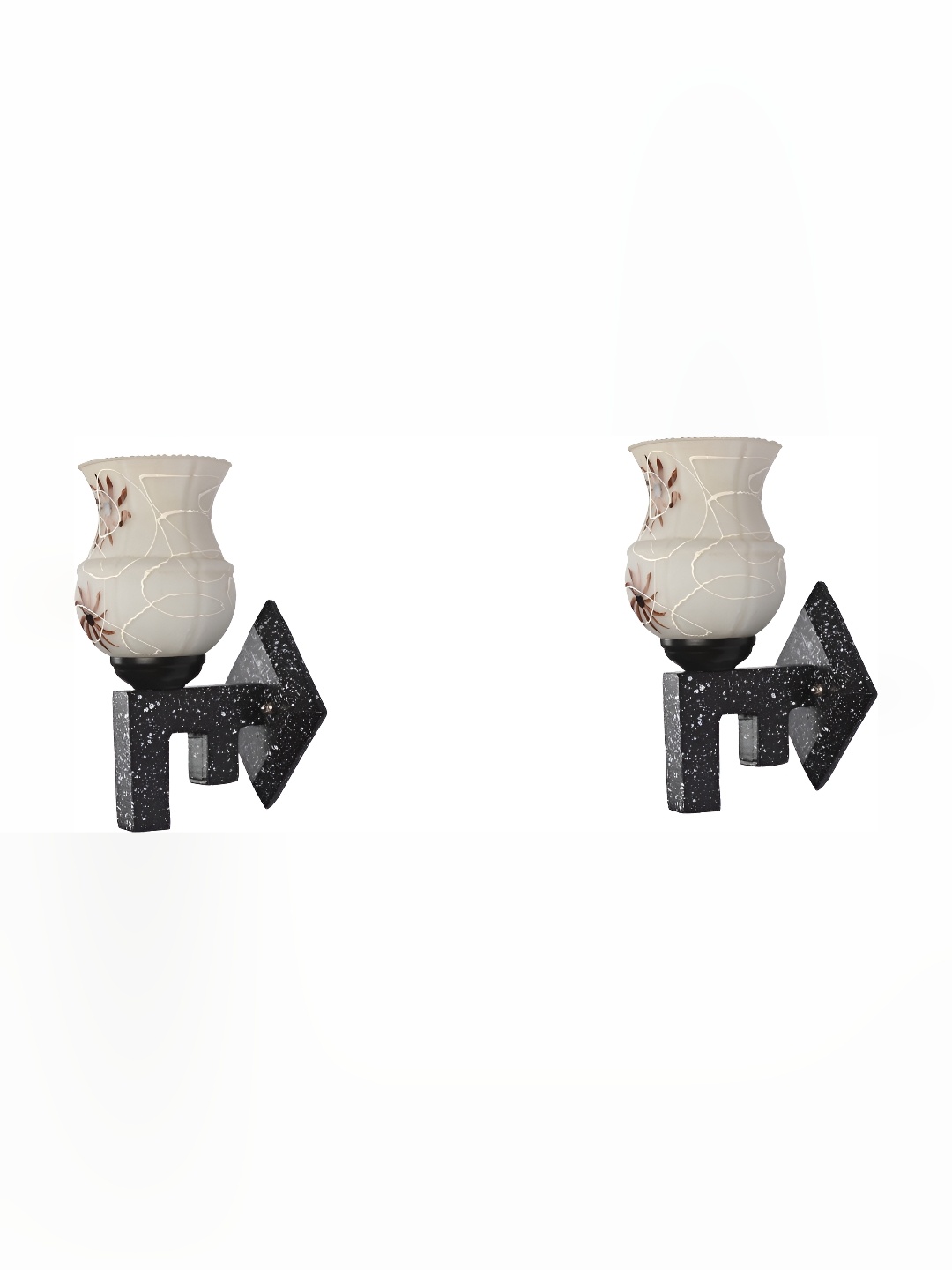 

Afast White 2 Pcs Glass Wall Lamps