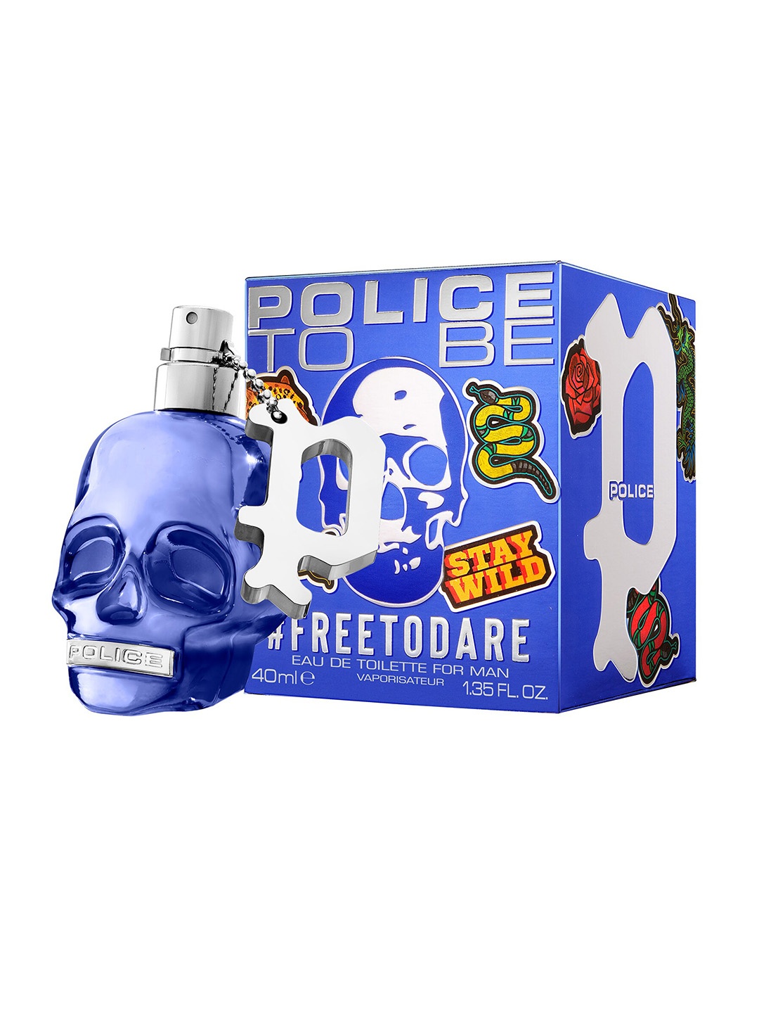 

Police Men Free To Dare Long Lasting Eau De Toilette - 40ml, Transparent