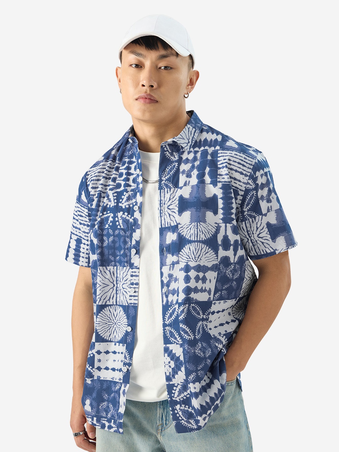 

The Souled Store White Graphic Printed Casual Shirt