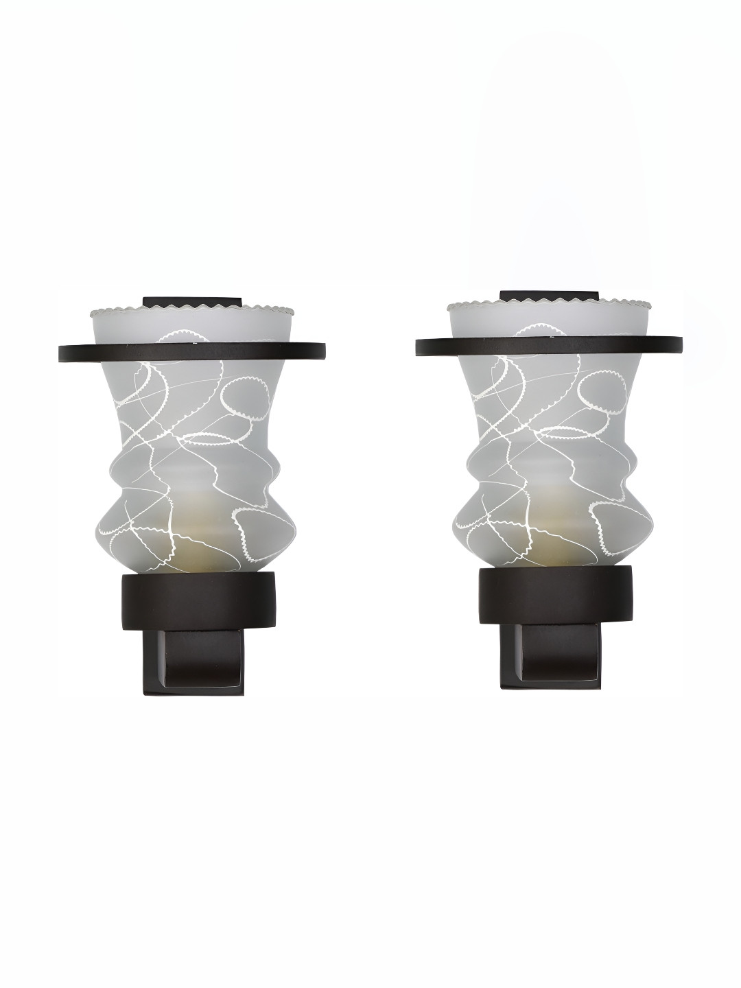 

Afast Grey 2 Pieces Glass Wall Lamp