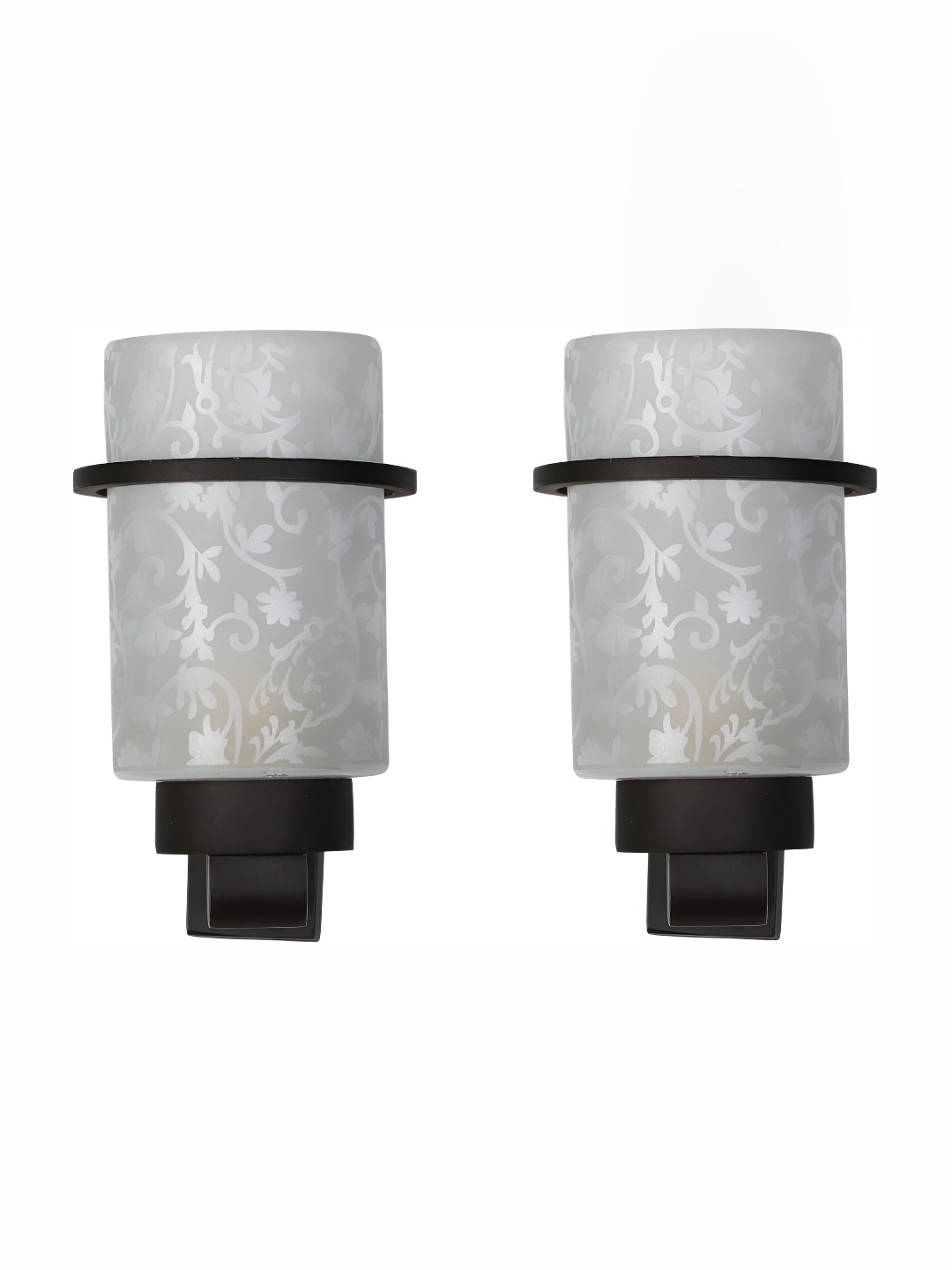 

Afast White 2 Pieces Cylindrical Shaped Glass Wall Lamp