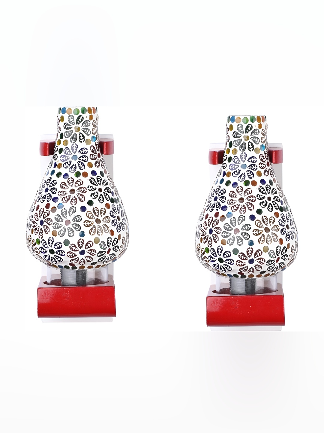 

Afast White 2 Pcs Glass Wall Lamps