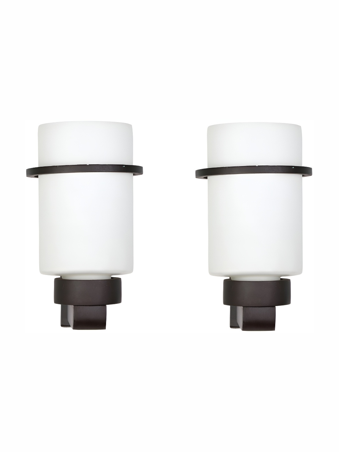 

Afast White & Black 2 Pieces Contemporary Glass Wall Lamps