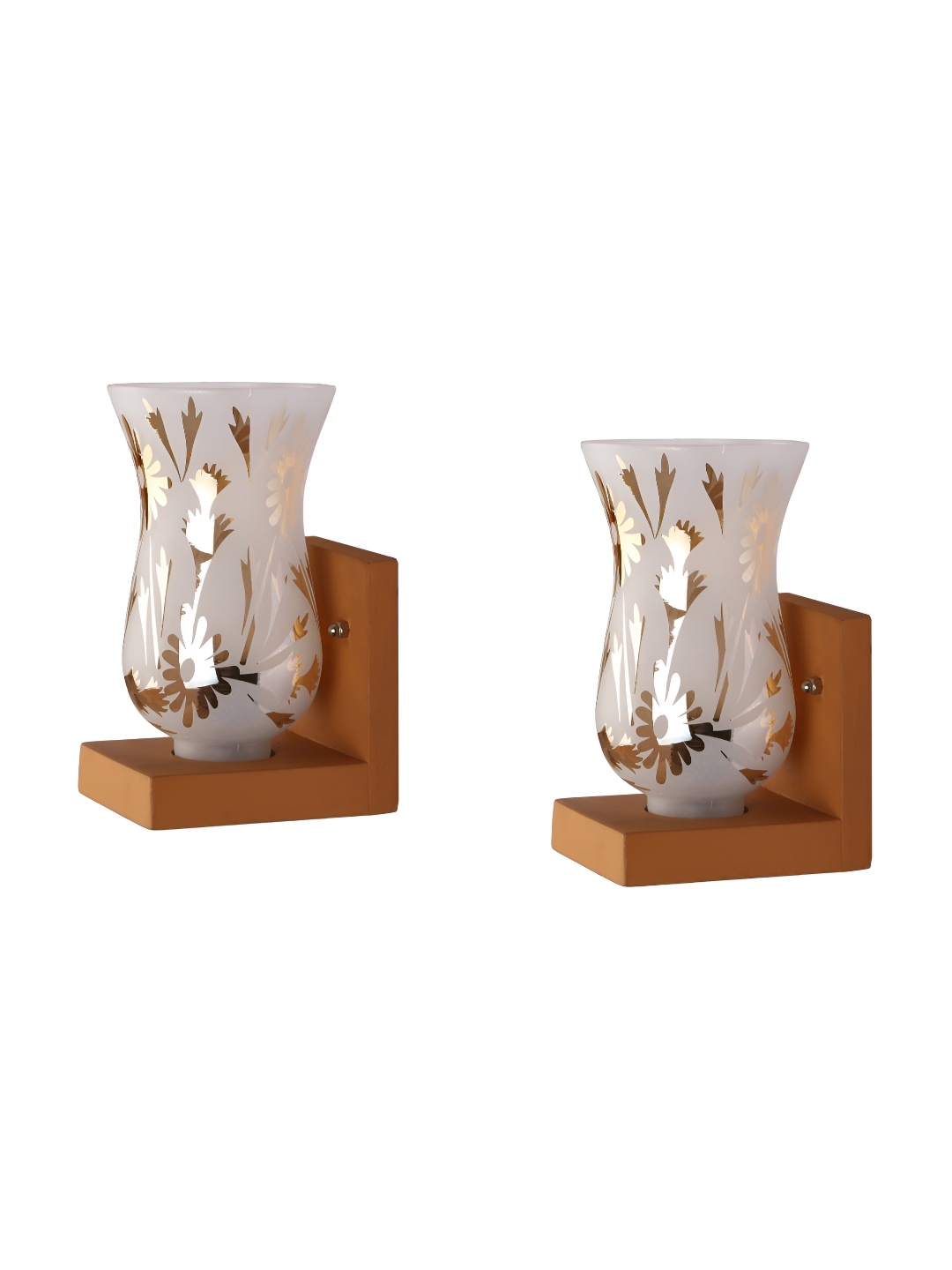 

Afast White 2 Pieces Glass Wall Lamps
