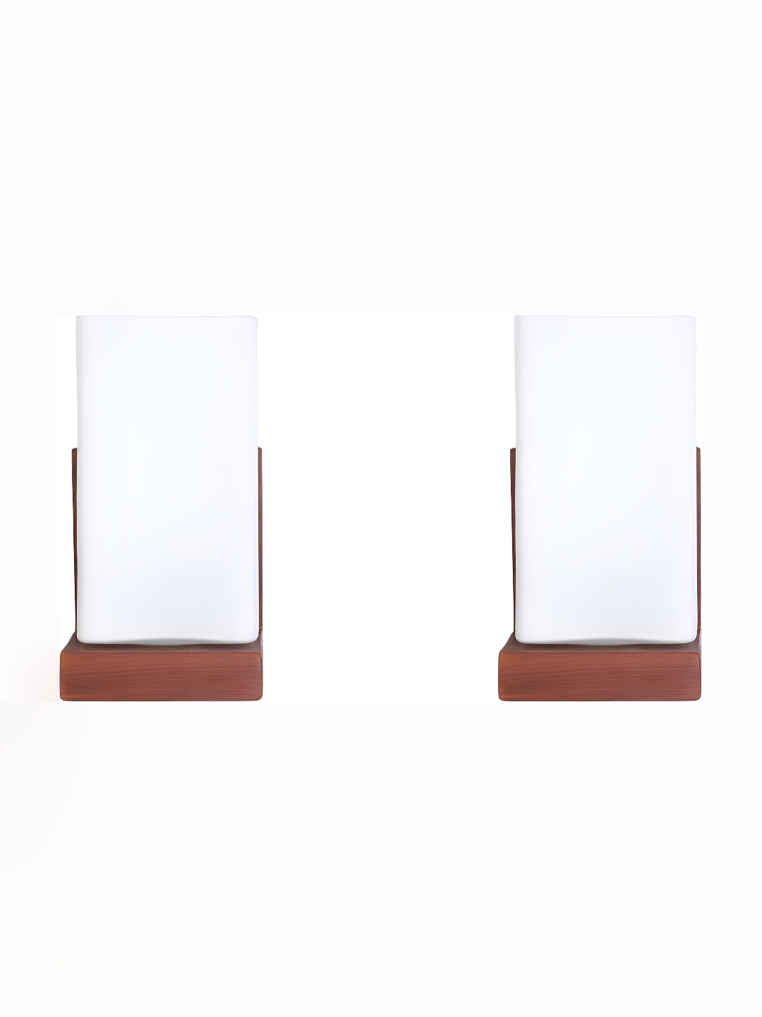 

Afast White 2 Pieces Glass Wall Lamps