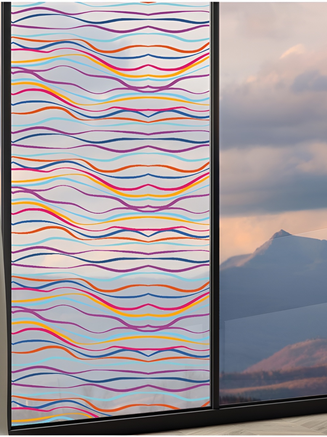 

CVANU Blue & Purple Printed Waterproof Wallpaper