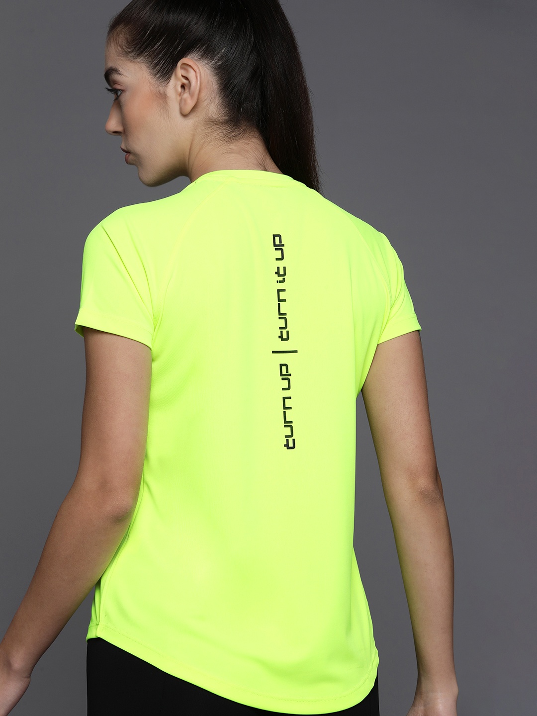 

HRX by Hrithik Roshan Typography Printed Sports T-shirt, Green