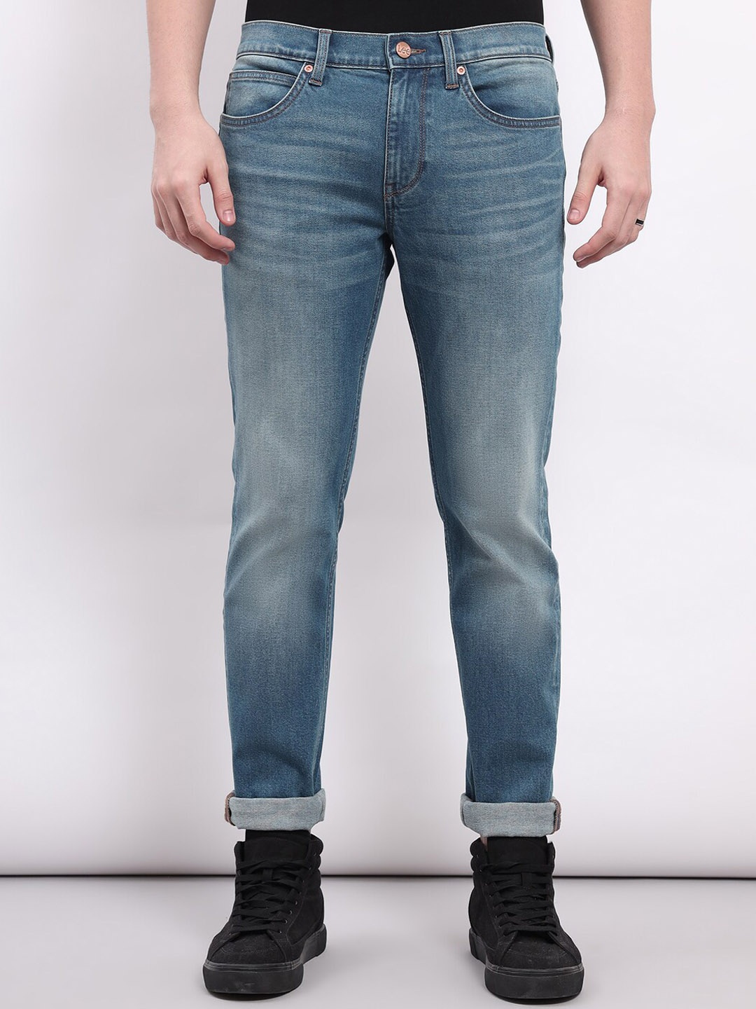 

Lee Men Clean Look Slim Fit Stretchable Jeans, Blue